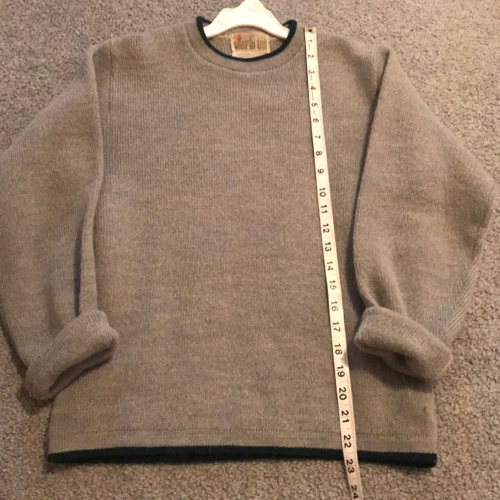 Light green wool sweater